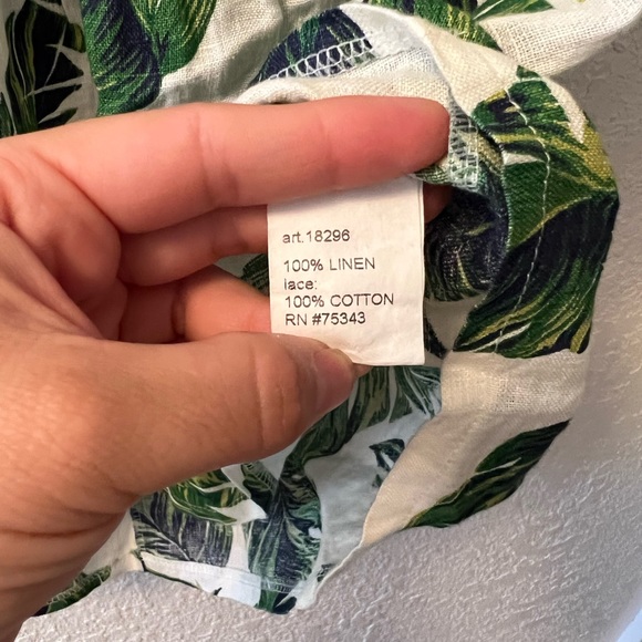 GIULIA DAL PIANO tropical ๐ด skirt and top set 100% Linen made in Italy ๐ฎ๐น - Picture 8 of 8